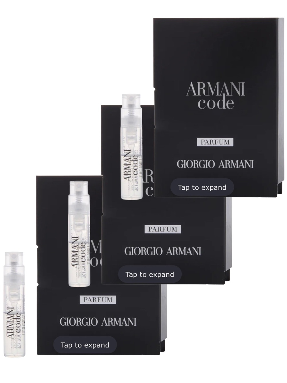 Giorgio Armani Code EDP 3PK NEW Tester
